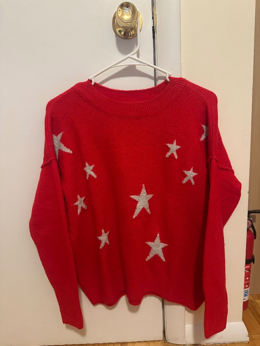 Vince Camuto Star Sweater Red (XS)